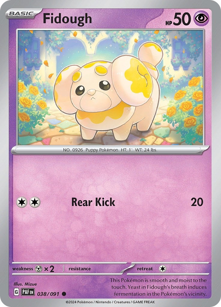 Image for Fidough (038/091) [SV: Paldean Fates] - Pokemon