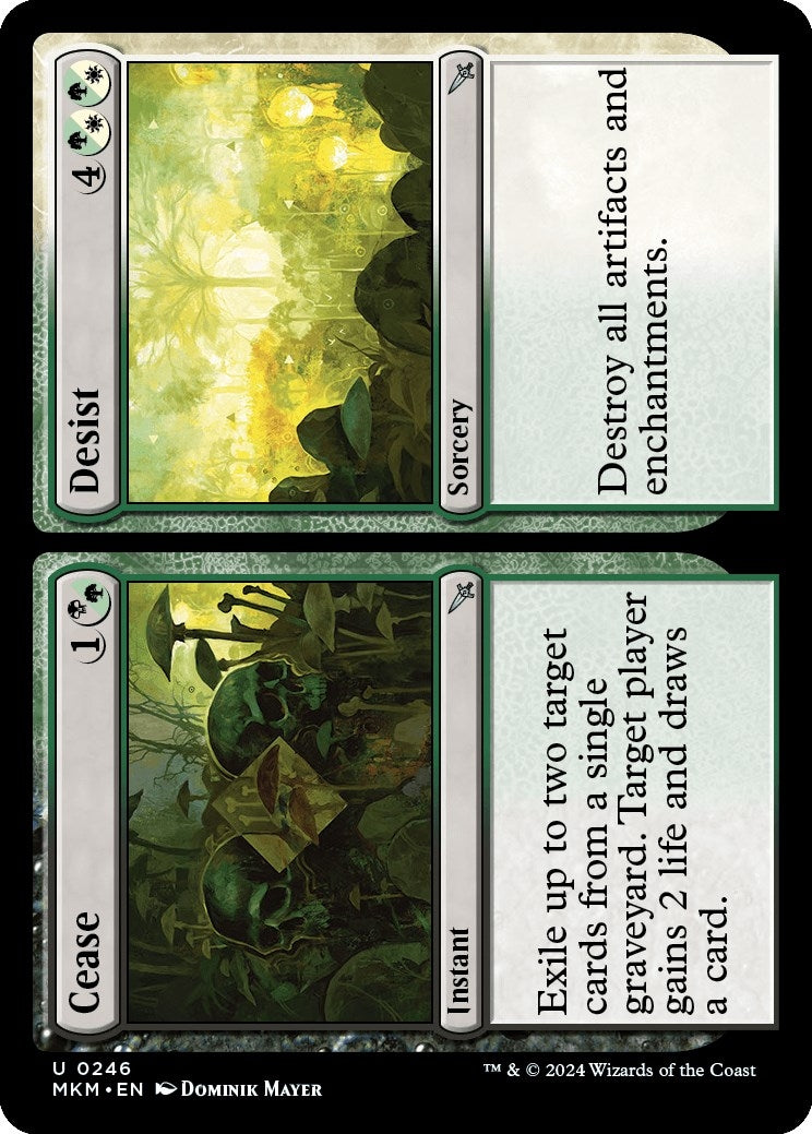 Image for Cease // Desist (246) [Murders at Karlov Manor] - Magic: The Gathering