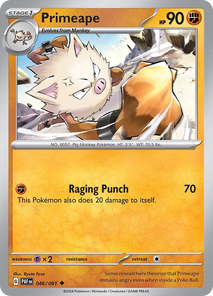 Image for Primeape (046/091) [SV: Paldean Fates] - Pokemon