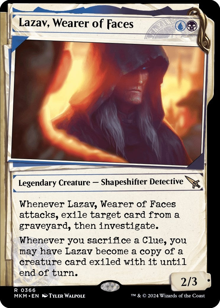 Image for Lazav, Wearer of Faces (Showcase) (0366) (366) [Murders at Karlov Manor] - Magic: The Gathering