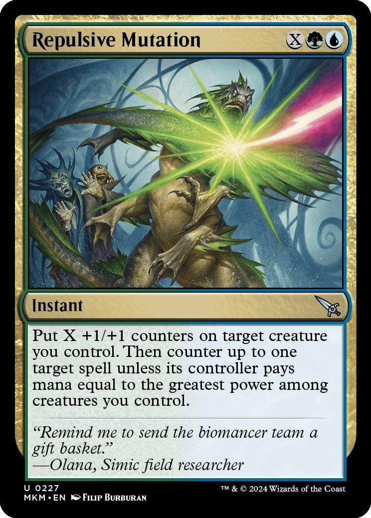 Image for Repulsive Mutation (227) [Murders at Karlov Manor] - Magic: The Gathering