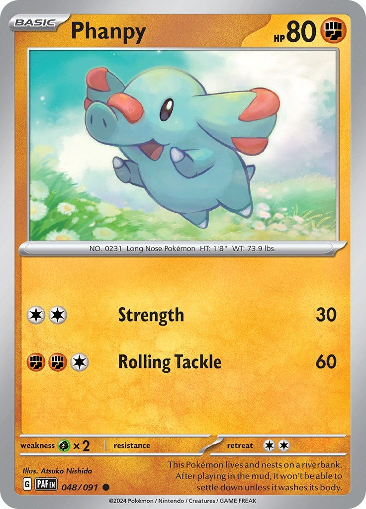 Image for Phanpy (048/091) [SV: Paldean Fates] - Pokemon