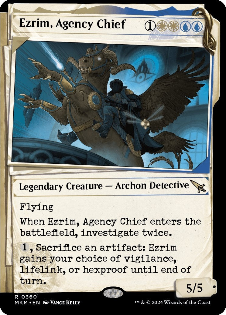 Image for Ezrim, Agency Chief (Showcase) (360) [Murders at Karlov Manor] - Magic: The Gathering