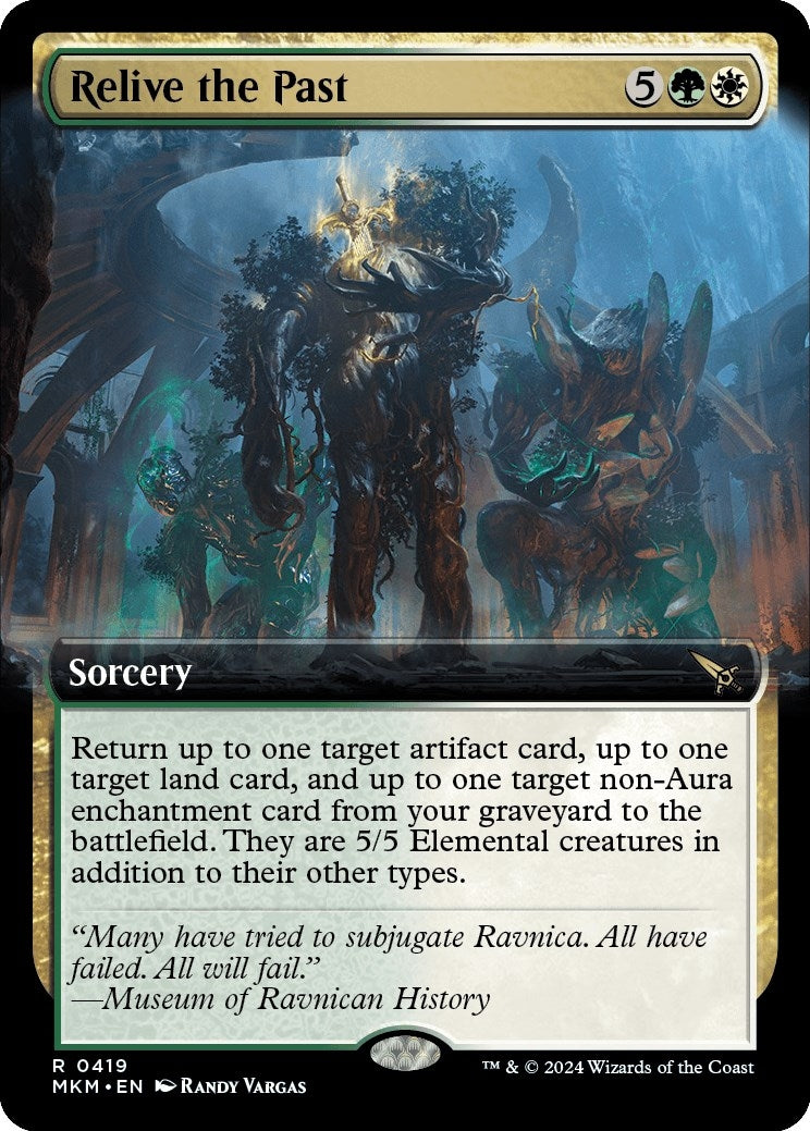 Image for Relive the Past (Extended Art) (419) [Murders at Karlov Manor] - Magic: The Gathering