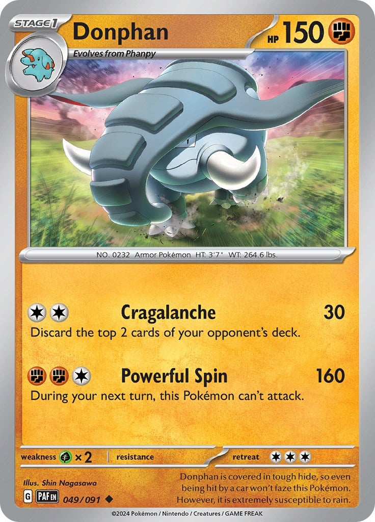 Image for Donphan (049/091) [SV: Paldean Fates] - Pokemon