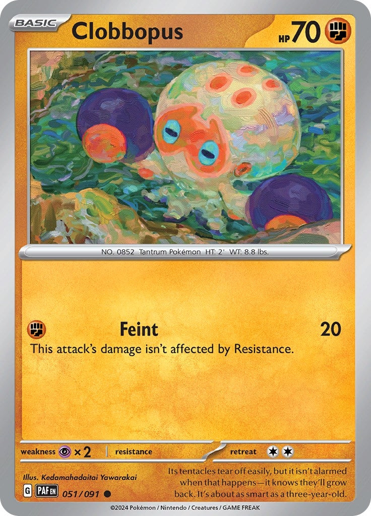 Image for Clobbopus (051/091) [SV: Paldean Fates] - Pokemon