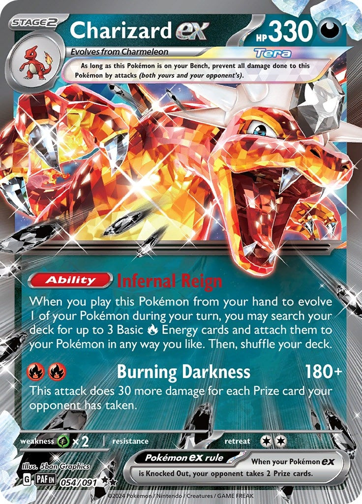 Image for Charizard ex (054/091) [SV: Paldean Fates] - Pokemon