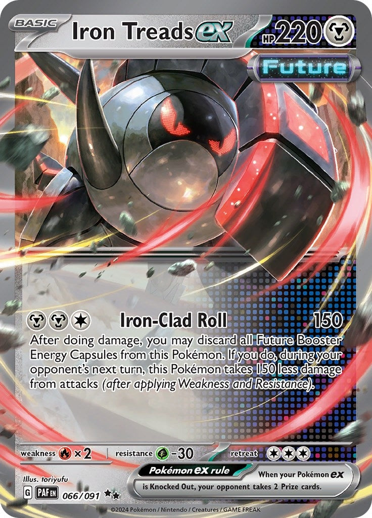Image for Iron Treads ex (066/091) [SV: Paldean Fates] - Pokemon