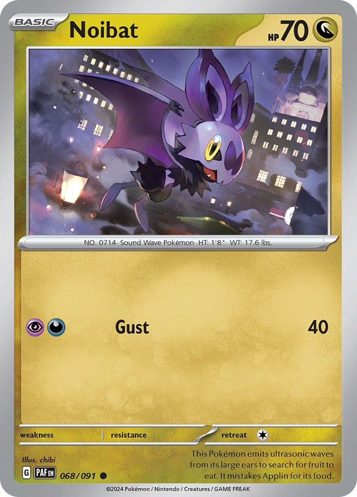 Image for Noibat (068/091) [SV: Paldean Fates] - Pokemon