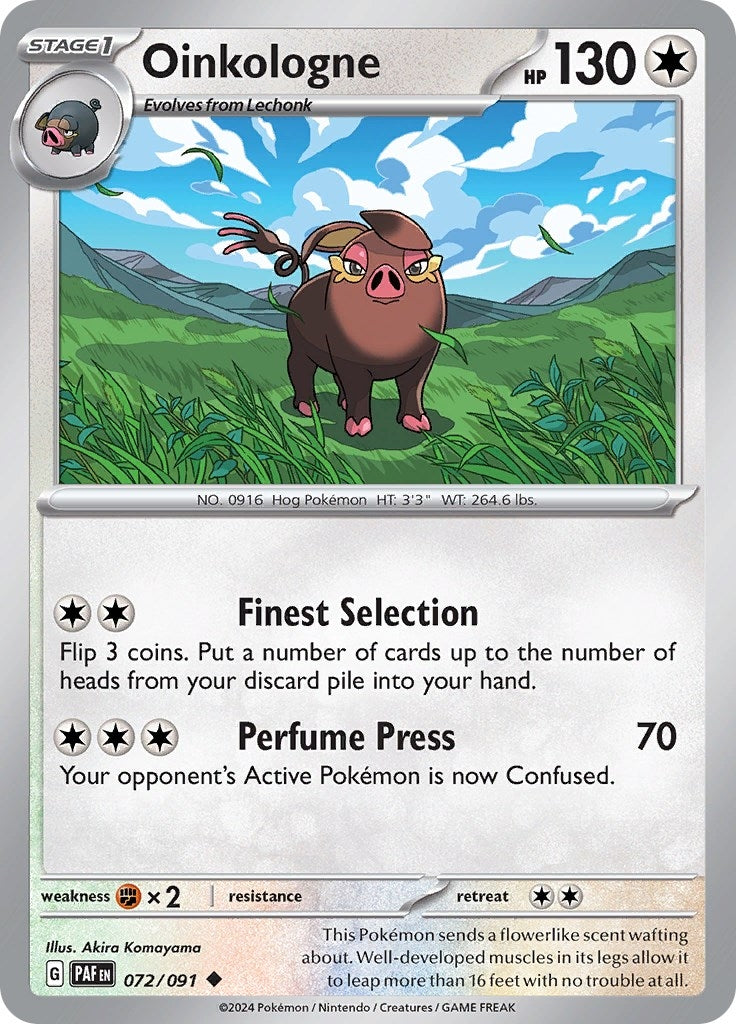 Image for Oinkologne (072/091) [SV: Paldean Fates] - Pokemon