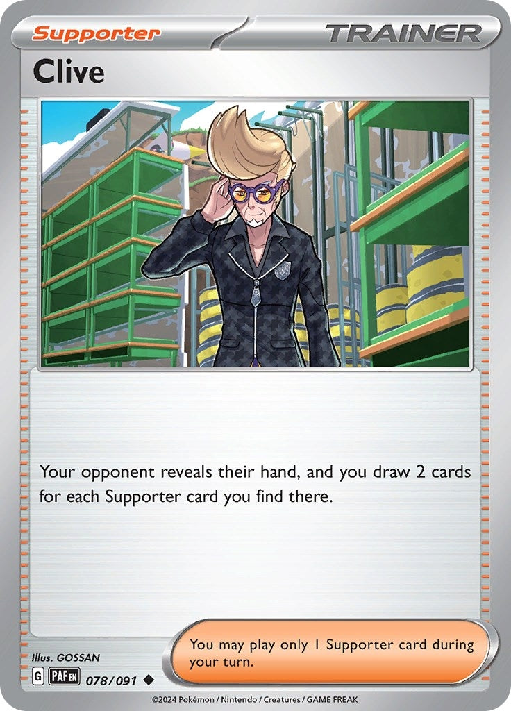 Image for Clive (078/091) [SV: Paldean Fates] - Pokemon