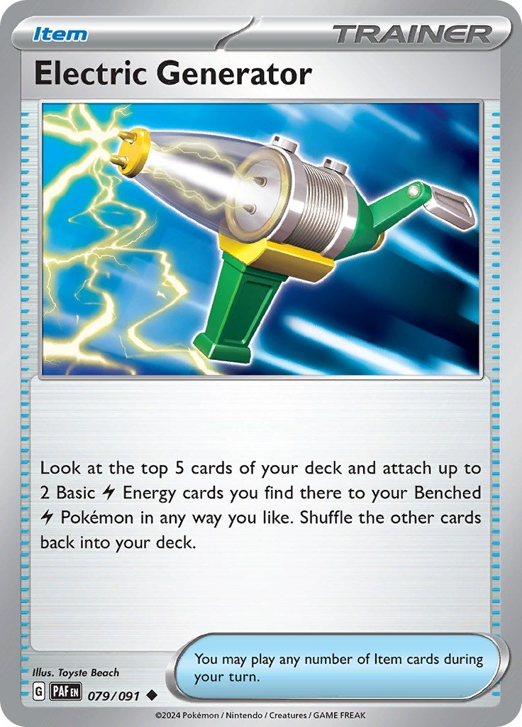 Image for Electric Generator (079/091) [SV: Paldean Fates] - Pokemon