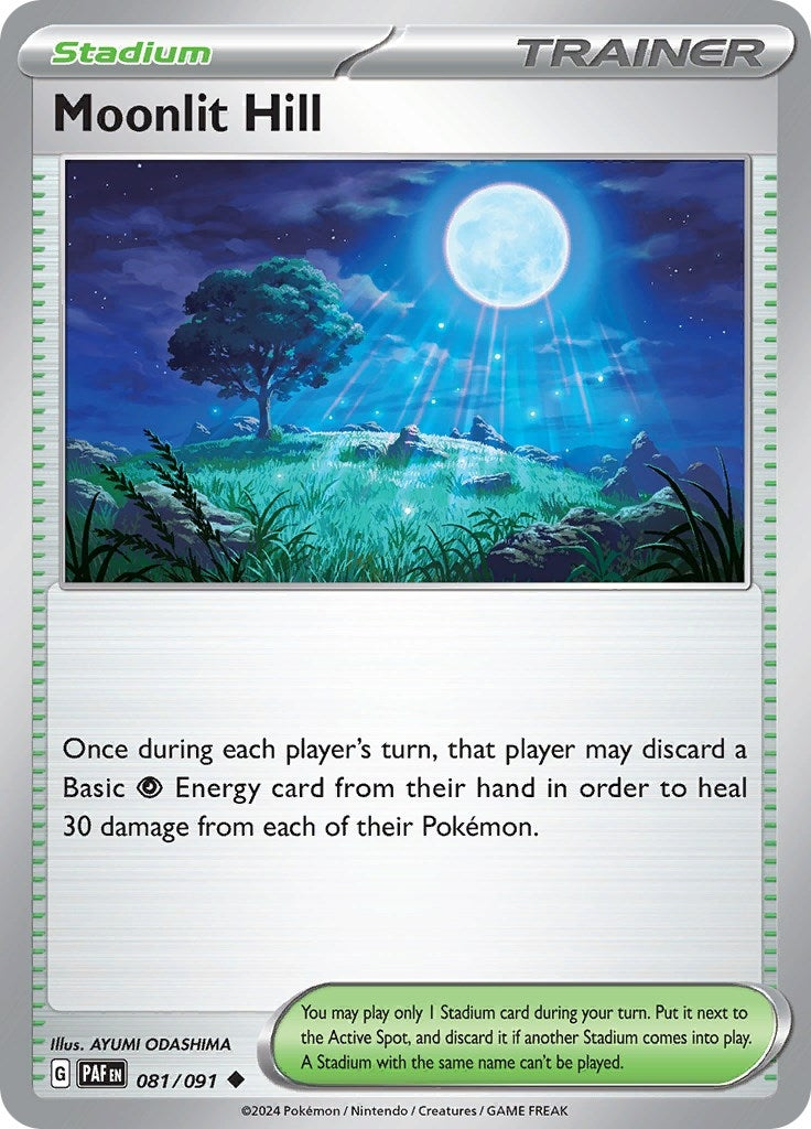 Image for Moonlit Hill (081/091) [SV: Paldean Fates] - Pokemon