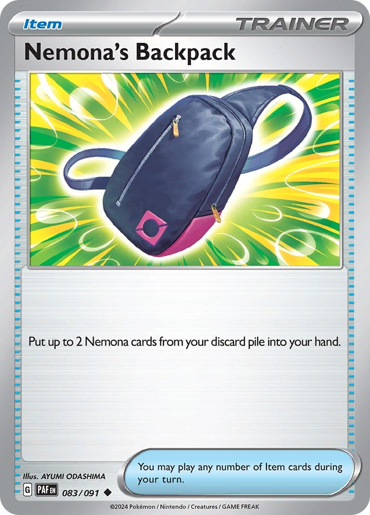 Image for Nemona's Backpack (083/091) [SV: Paldean Fates] - Pokemon