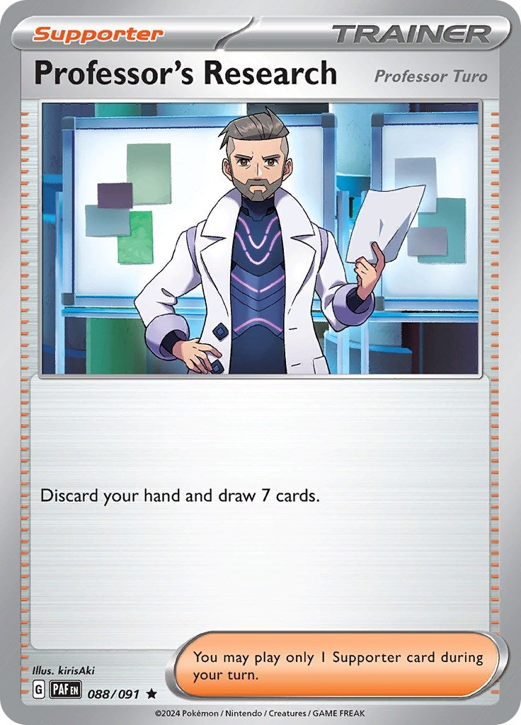 Image for Professor's Research (088/091) [SV: Paldean Fates] - Pokemon