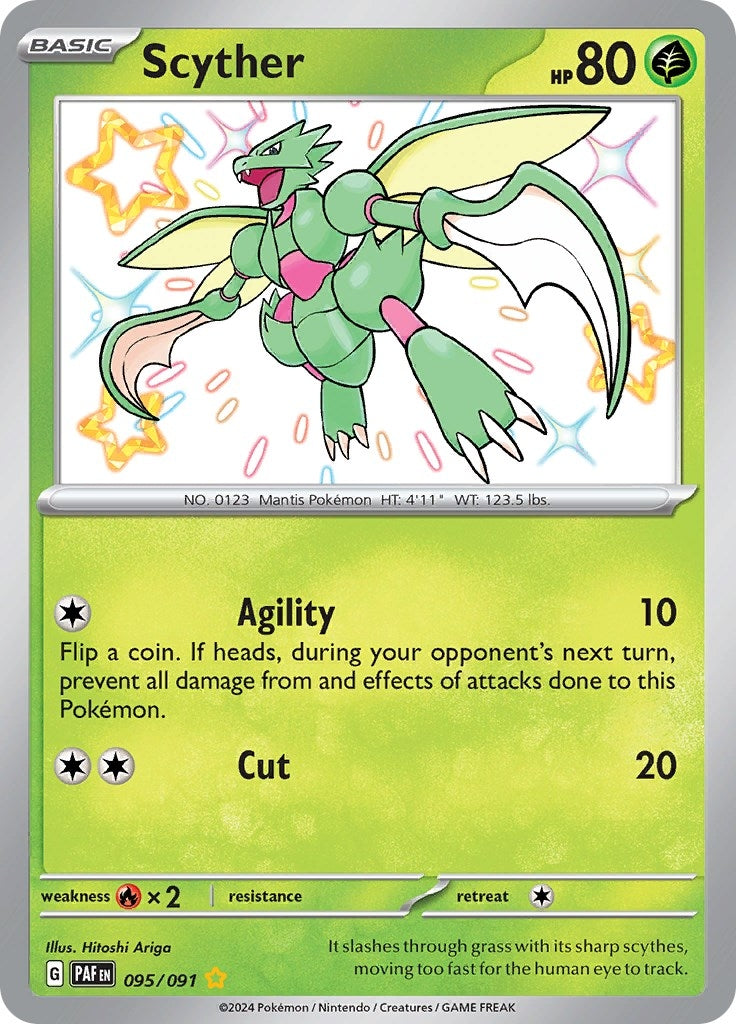 Image for Scyther (095/091) [SV: Paldean Fates] - Pokemon