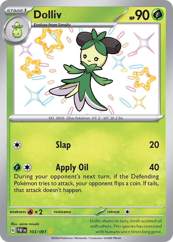 Image for Dolliv (103/091) [SV: Paldean Fates] - Pokemon