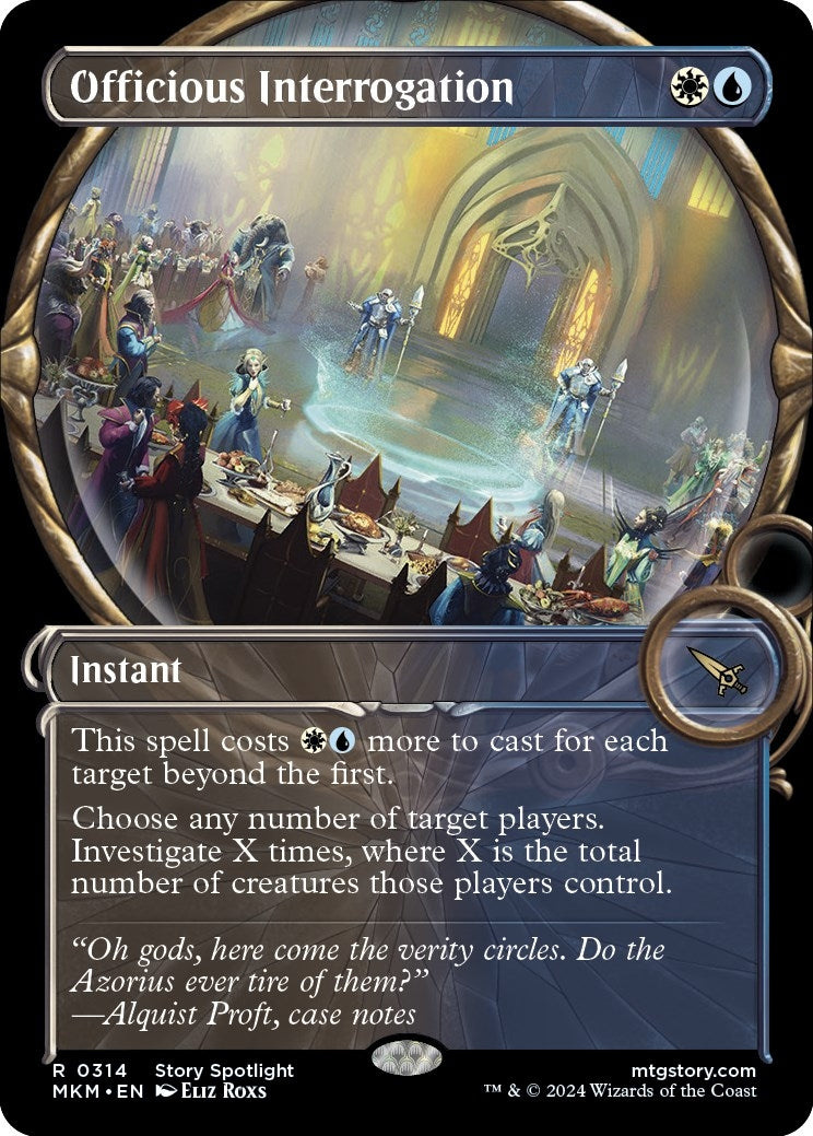 Image for Officious Interrogation (Showcase) (314) [Murders at Karlov Manor] - Magic: The Gathering
