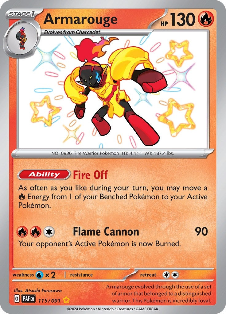 Image for Armarouge (115/091) [SV: Paldean Fates] - Pokemon