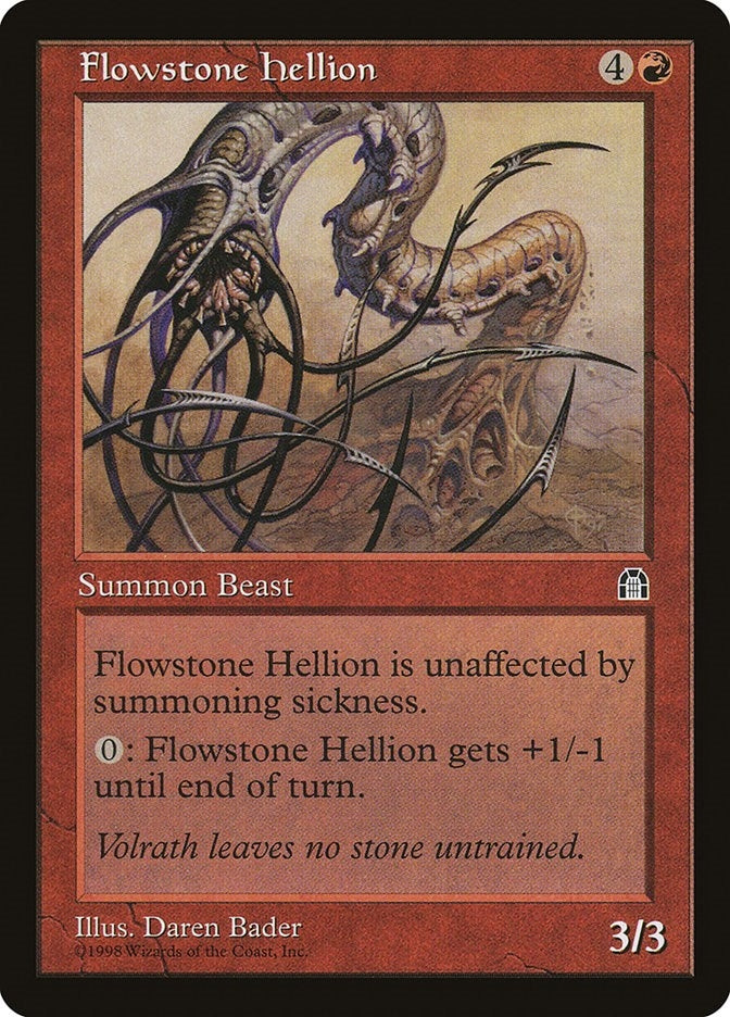 Image for Flowstone Hellion [Stronghold] - Magic: The Gathering