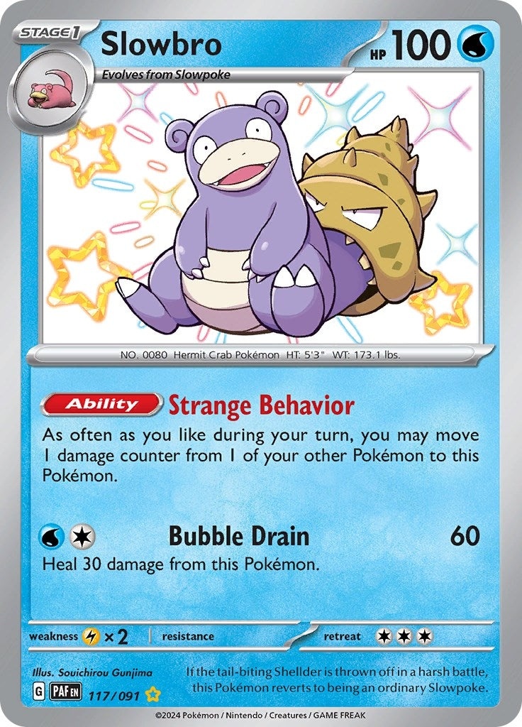 Image for Slowbro (117/091) [SV: Paldean Fates] - Pokemon