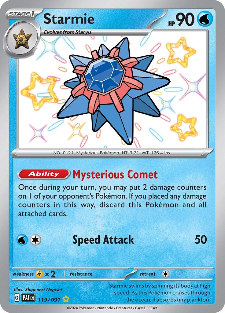 Image for Starmie (119/091) [SV: Paldean Fates] - Pokemon