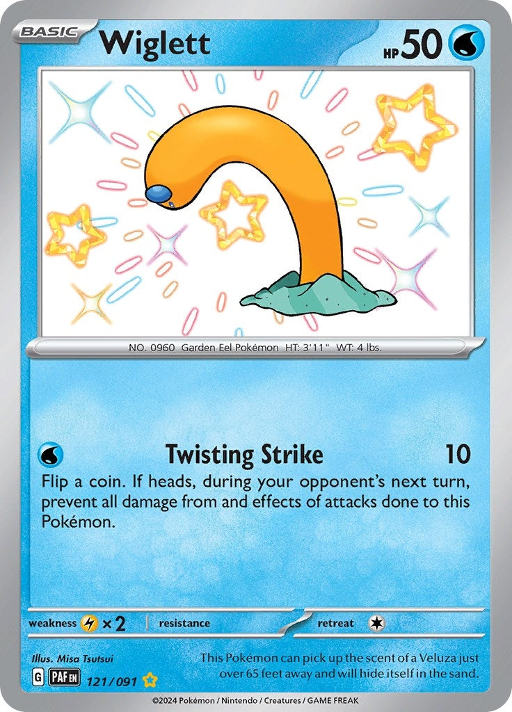 Image for Wiglett (121/091) [SV: Paldean Fates] - Pokemon