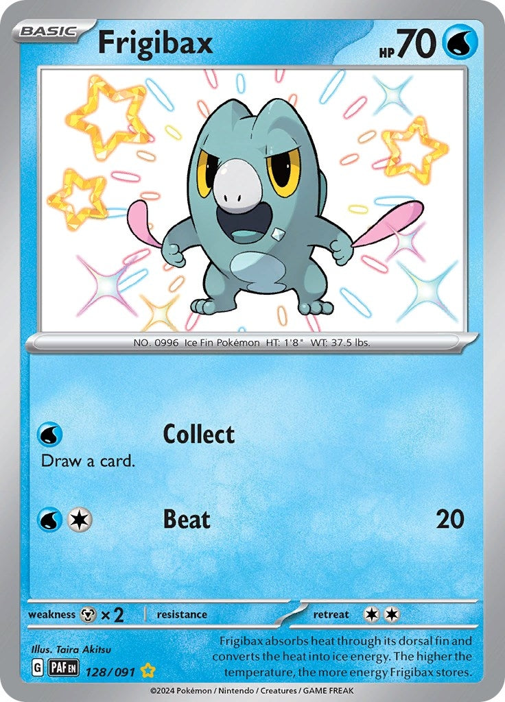 Image for Frigibax (128/091) [SV: Paldean Fates] - Pokemon
