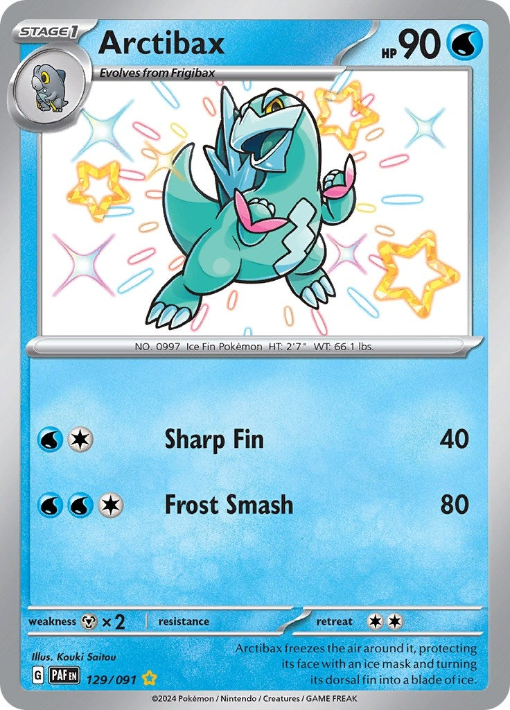Image for Arctibax (129/091) [SV: Paldean Fates] - Pokemon
