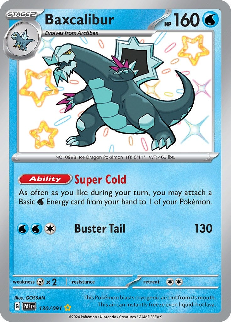 Image for Baxcalibur (130/091) [SV: Paldean Fates] - Pokemon