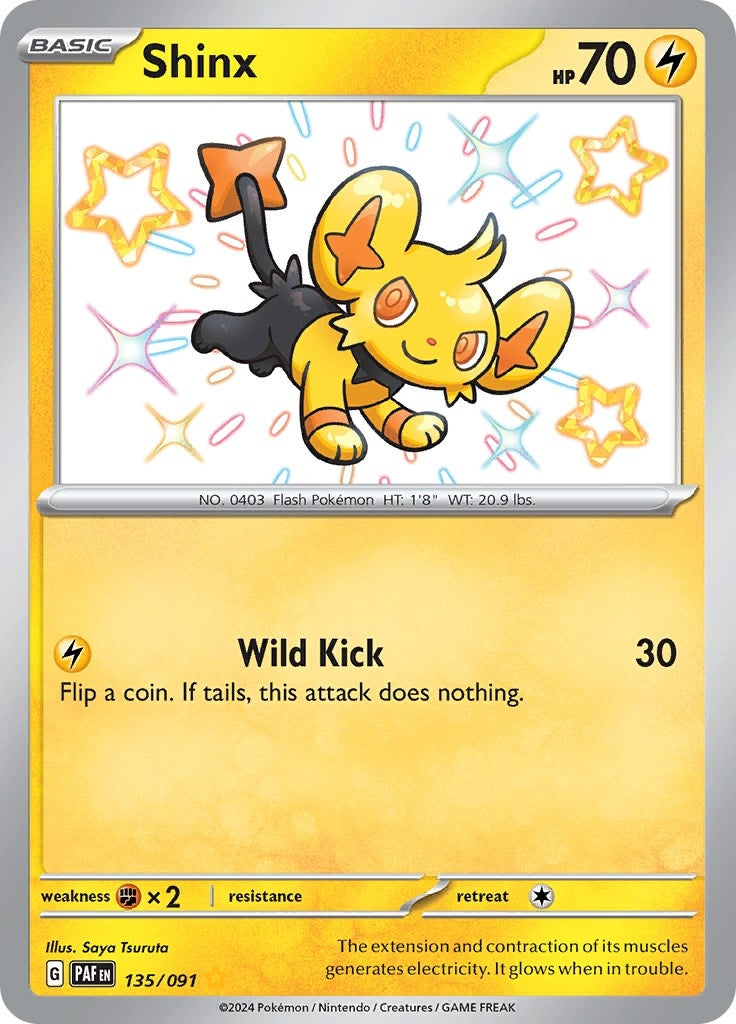 Image for Shinx (135/091) [SV: Paldean Fates] - Pokemon