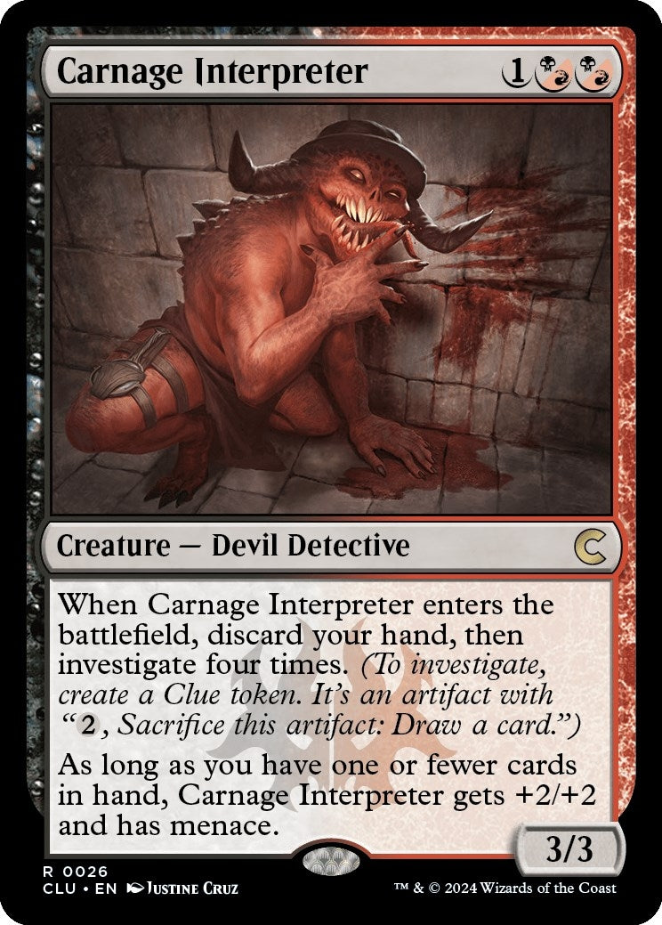 Image for Carnage Interpreter (26) [Ravnica: Clue Edition] - Magic: The Gathering