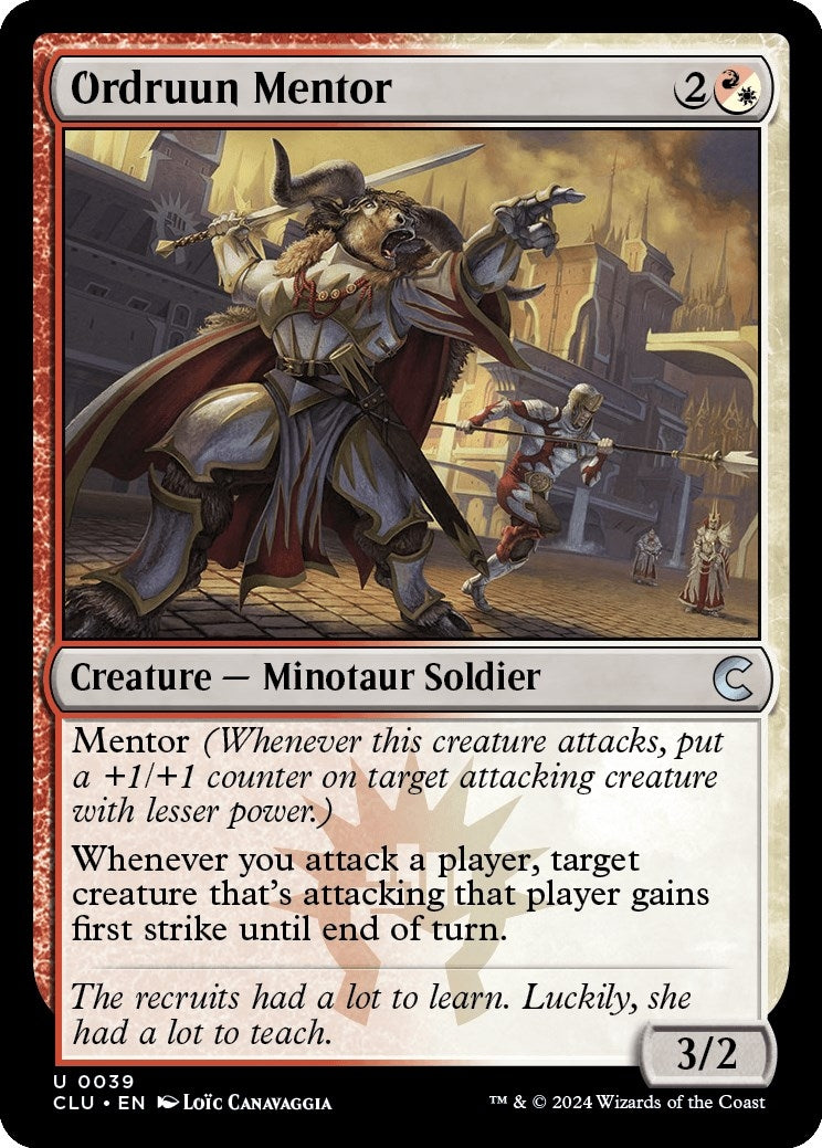 Image for Ordruun Mentor (39) [Ravnica: Clue Edition] - Magic: The Gathering