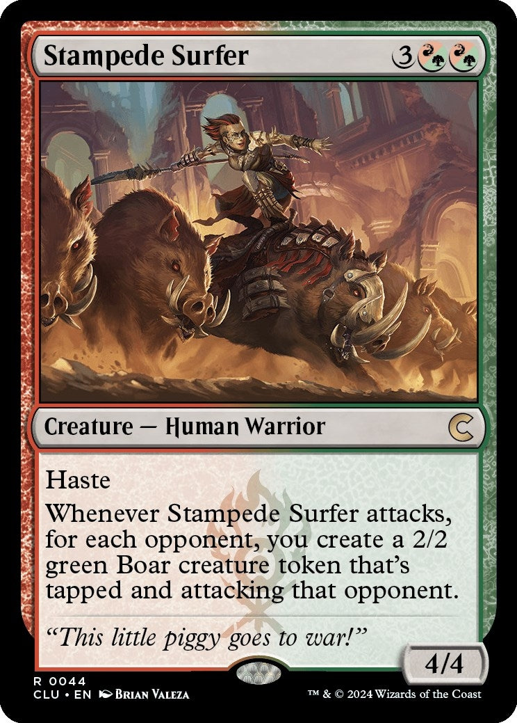 Image for Stampede Surfer (44) [Ravnica: Clue Edition] - Magic: The Gathering