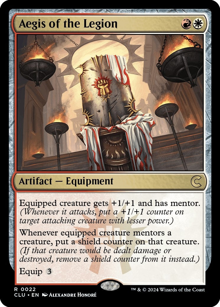 Image for Aegis of the Legion (22) [Ravnica: Clue Edition] - Magic: The Gathering