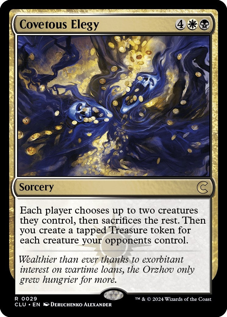 Image for Covetous Elegy (29) [Ravnica: Clue Edition] - Magic: The Gathering