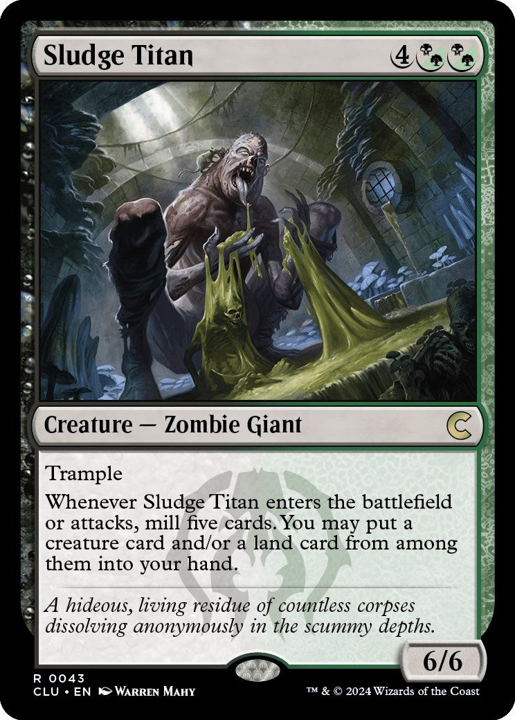 Image for Sludge Titan (43) [Ravnica: Clue Edition] - Magic: The Gathering