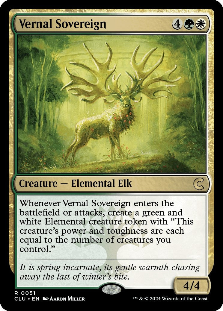 Image for Vernal Sovereign (51) [Ravnica: Clue Edition] - Magic: The Gathering