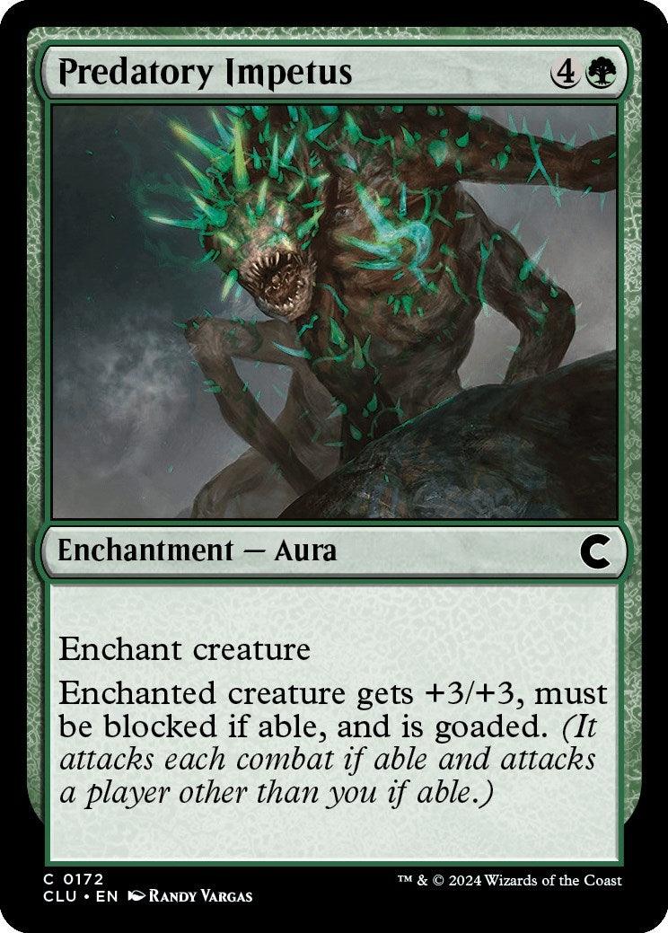 Image for Predatory Impetus (172) [Ravnica: Clue Edition] - Magic: The Gathering