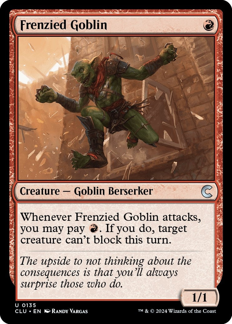 Image for Frenzied Goblin (135) [Ravnica: Clue Edition] - Magic: The Gathering