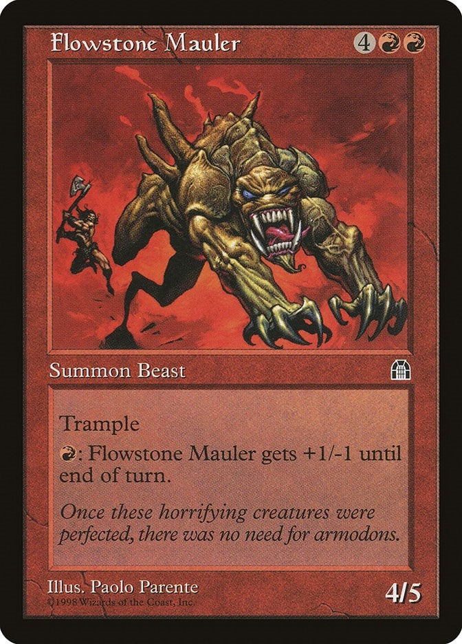 Image for Flowstone Mauler [Stronghold] - Magic: The Gathering