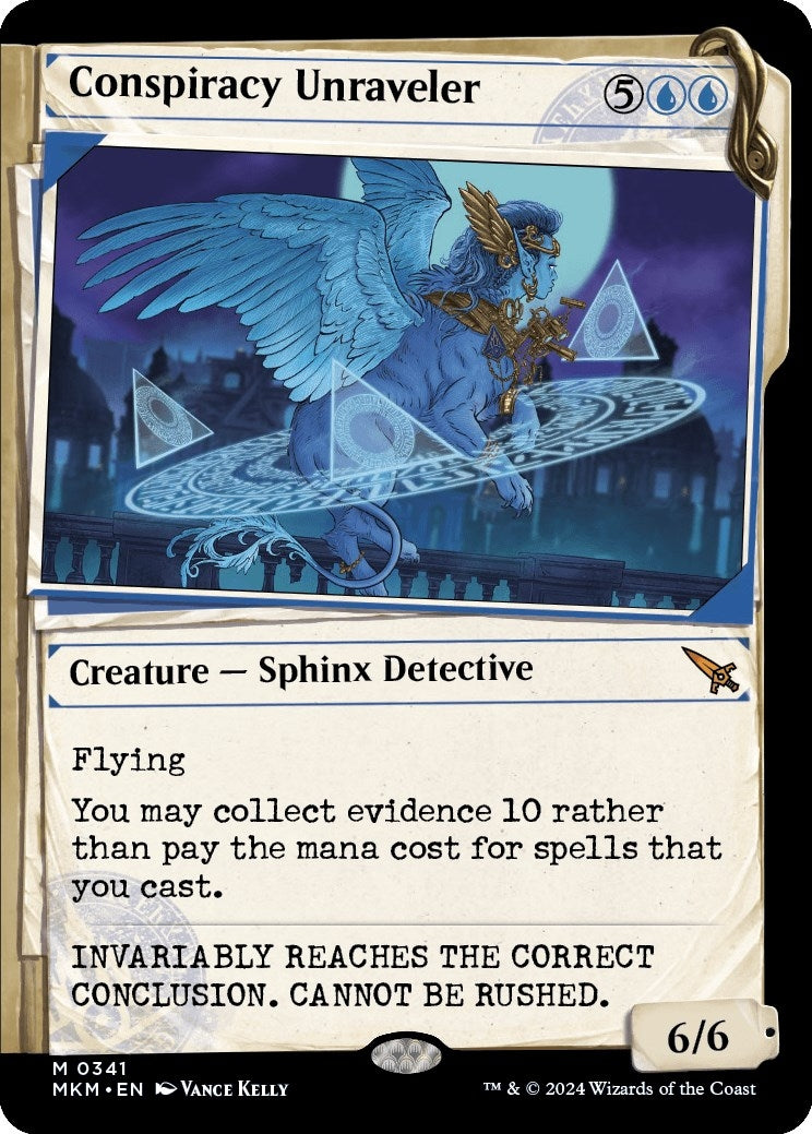 Image for Conspiracy Unraveler (Showcase) (341) [Murders at Karlov Manor] - Magic: The Gathering