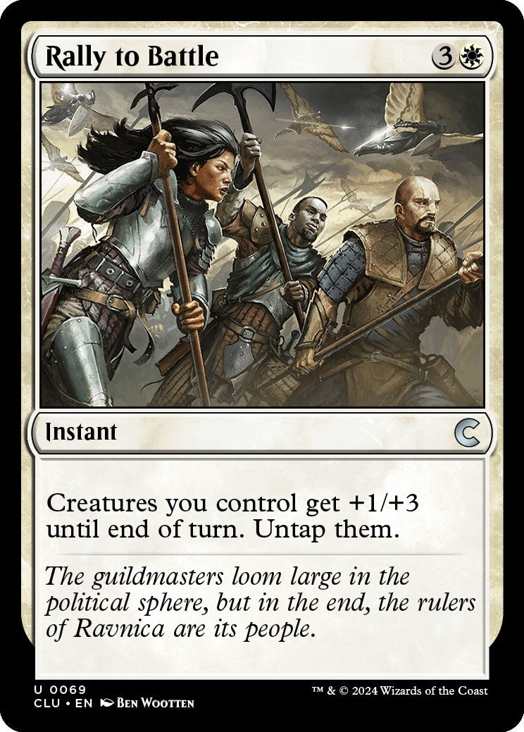 Image for Rally to Battle (69) [Ravnica: Clue Edition] - Magic: The Gathering