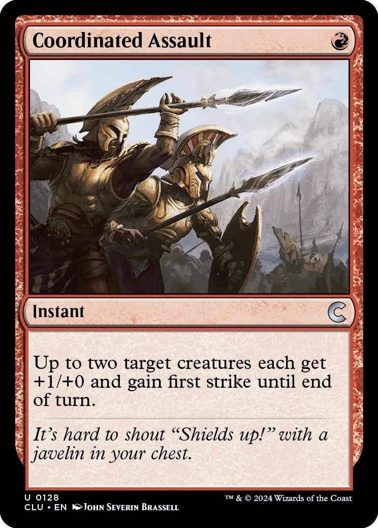 Image for Coordinated Assault (128) [Ravnica: Clue Edition] - Magic: The Gathering