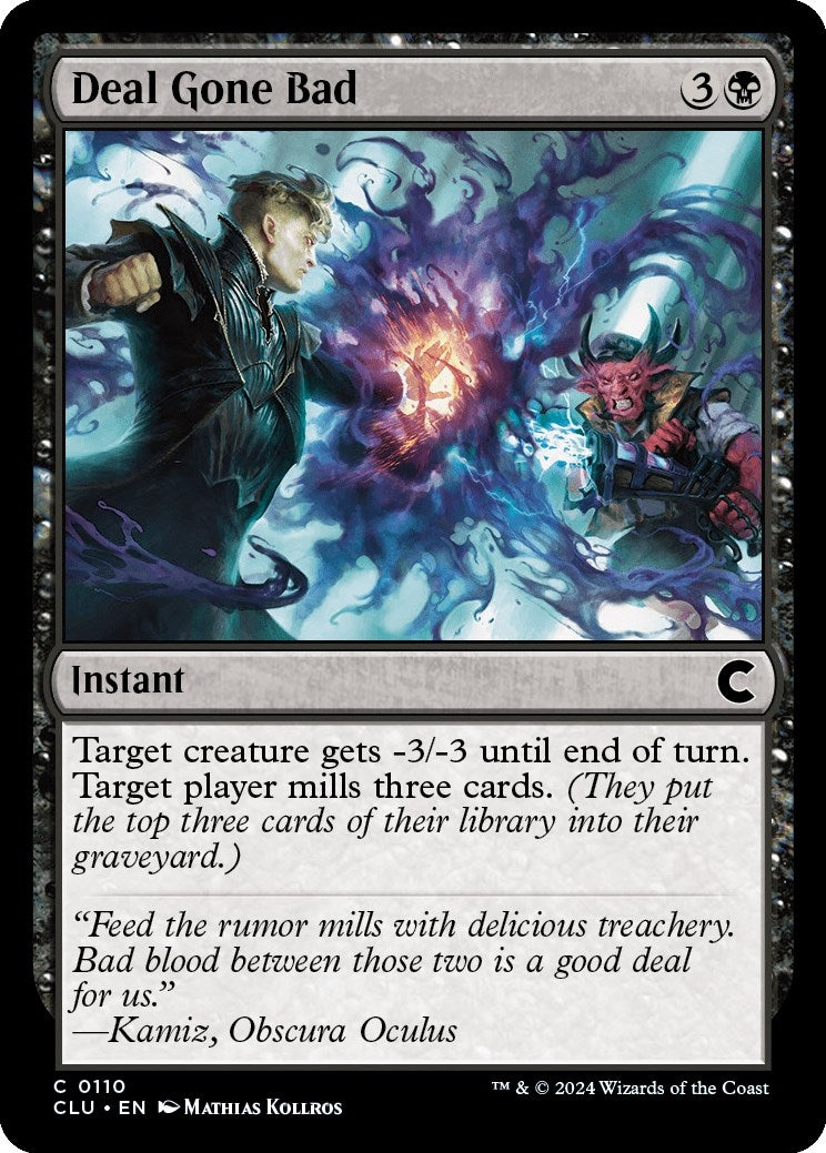 Image for Deal Gone Bad (110) [Ravnica: Clue Edition] - Magic: The Gathering