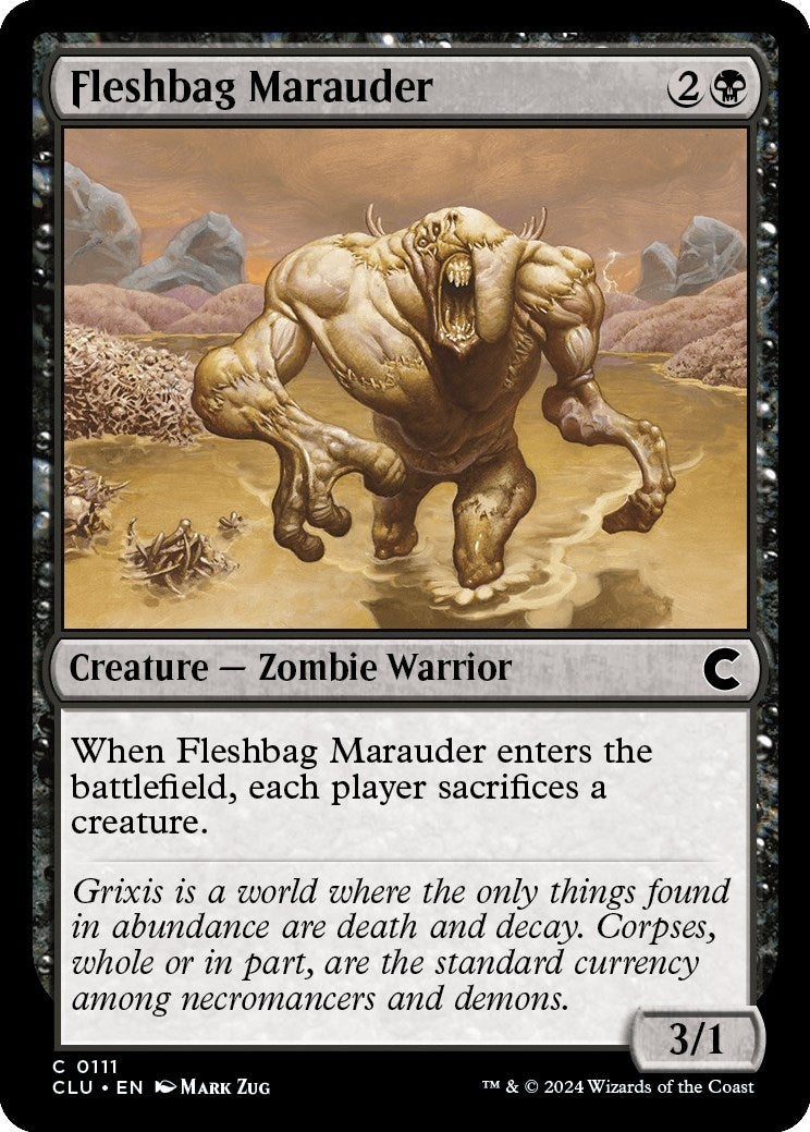 Image for Fleshbag Marauder (111) [Ravnica: Clue Edition] - Magic: The Gathering