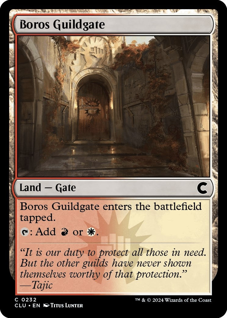 Image for Boros Guildgate (232) [Ravnica: Clue Edition] - Magic: The Gathering