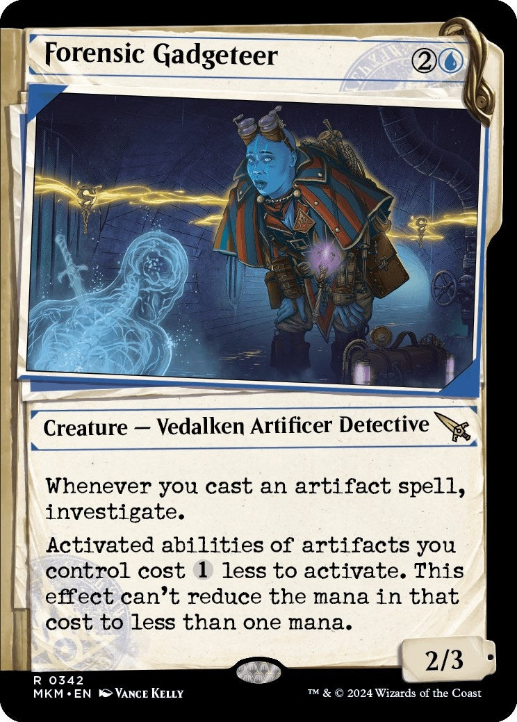 Image for Forensic Gadgeteer (Showcase) (342) [Murders at Karlov Manor] - Magic: The Gathering