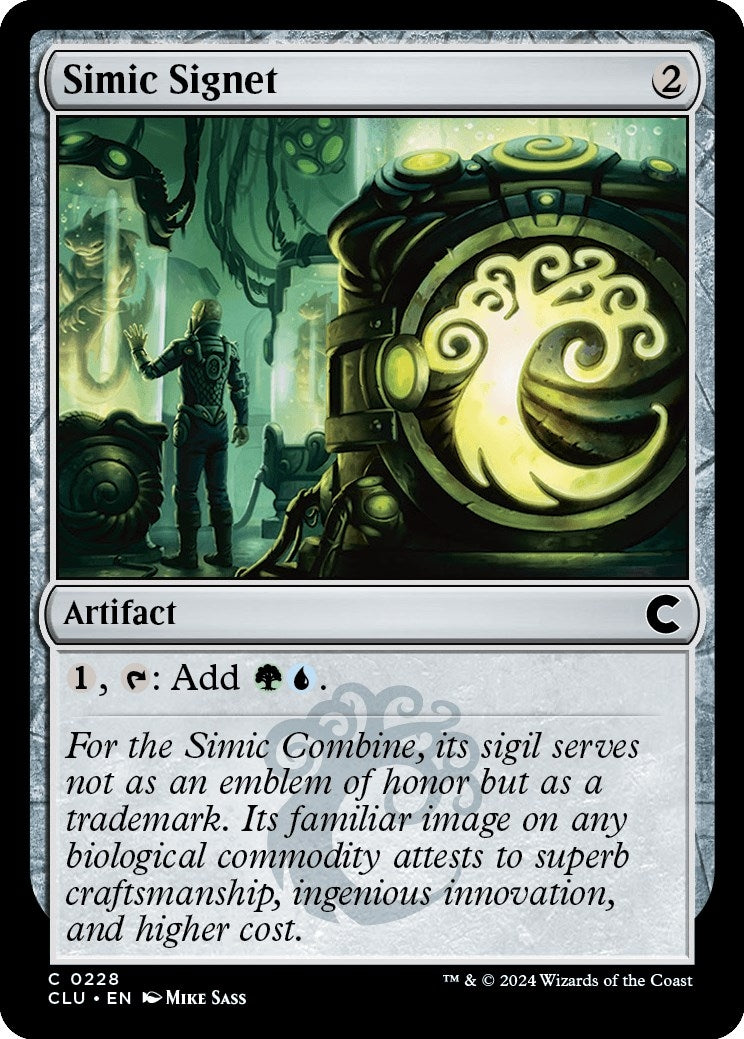 Image for Simic Signet (228) [Ravnica: Clue Edition] - Magic: The Gathering