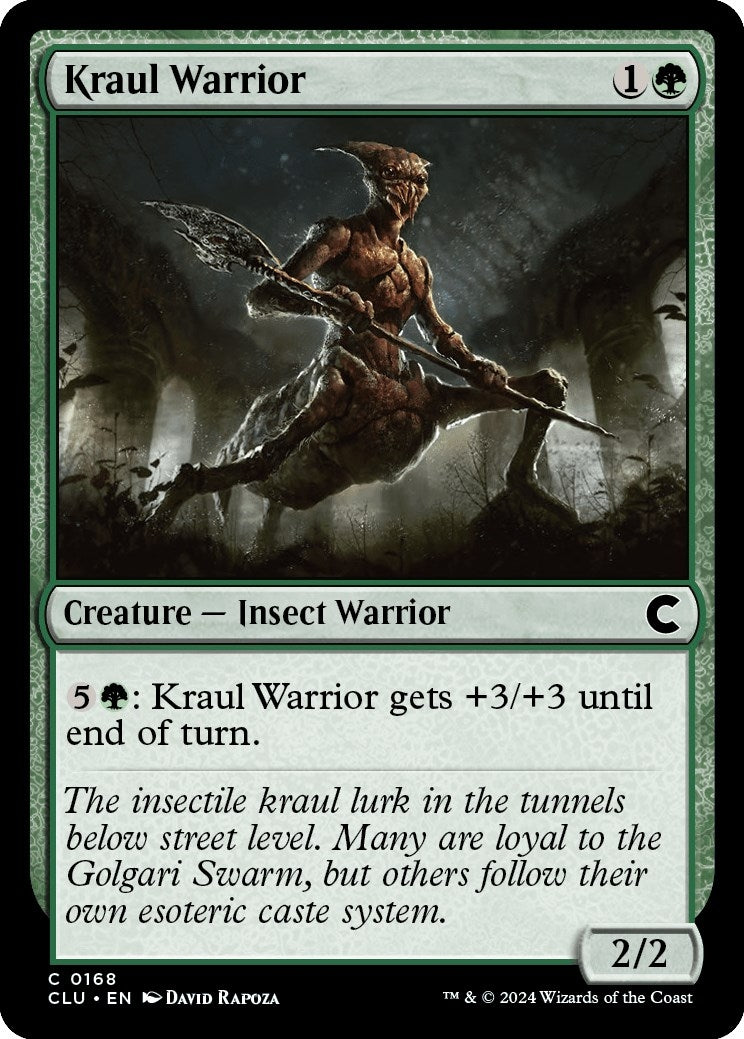 Image for Kraul Warrior (168) [Ravnica: Clue Edition] - Magic: The Gathering